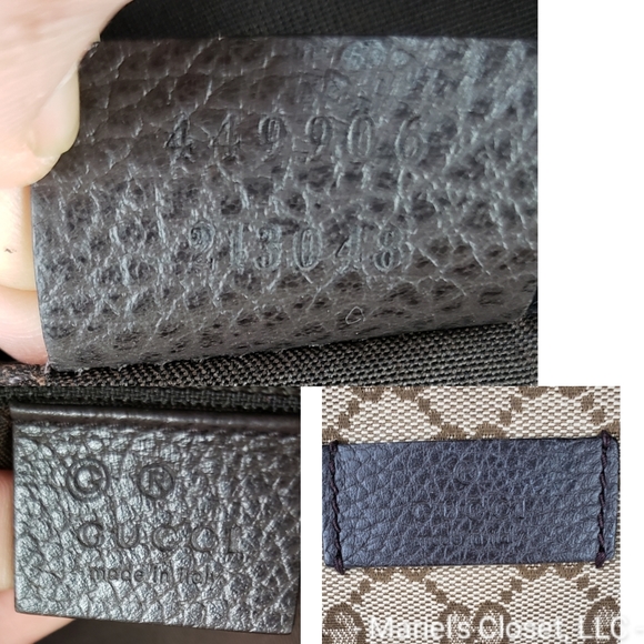 Authentic Gucci Monogram Backpack with Dustbag #2568M - Picture 2 of 8